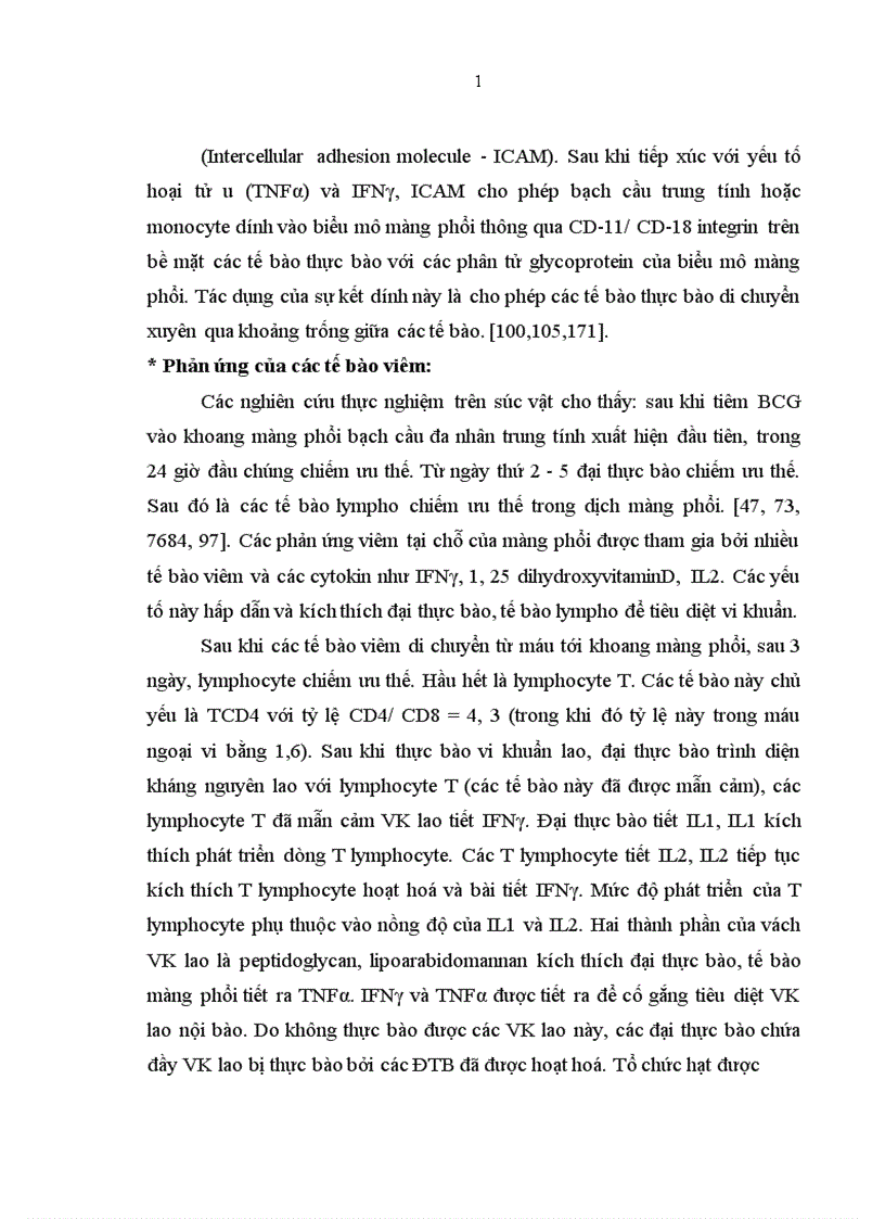 image for page Đặc điểm lâm sàng đáp ứng miễn dịch ở bệnh nhân tràn dịch màng phổi do lao