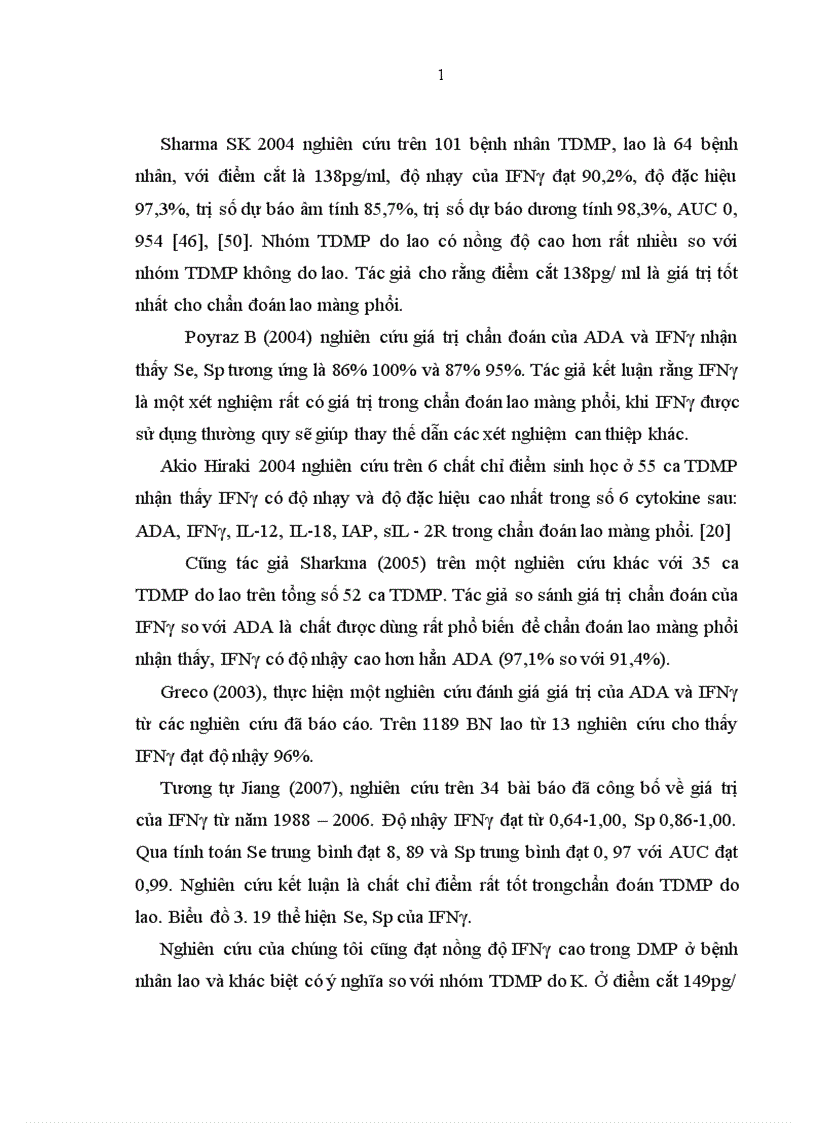 image for page Đặc điểm lâm sàng đáp ứng miễn dịch ở bệnh nhân tràn dịch màng phổi do lao