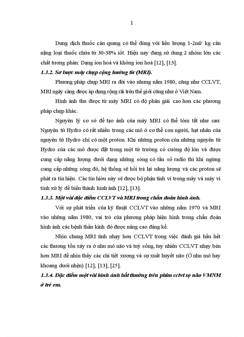 image for page Đánh giá các hình ảnh bất thường của não màng não trên phim CCLVTSN trong bệnh VMNM ở trẻ em