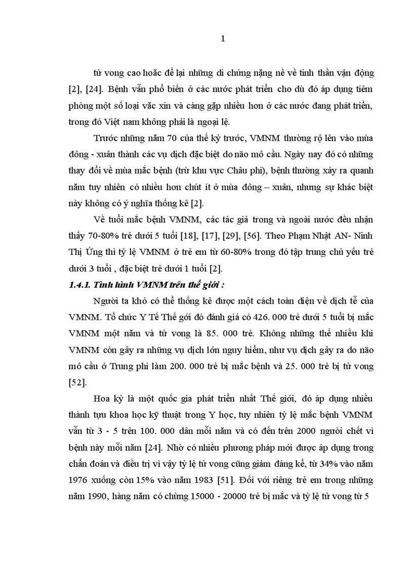 image for page Đánh giá các hình ảnh bất thường của não màng não trên phim CCLVTSN trong bệnh VMNM ở trẻ em