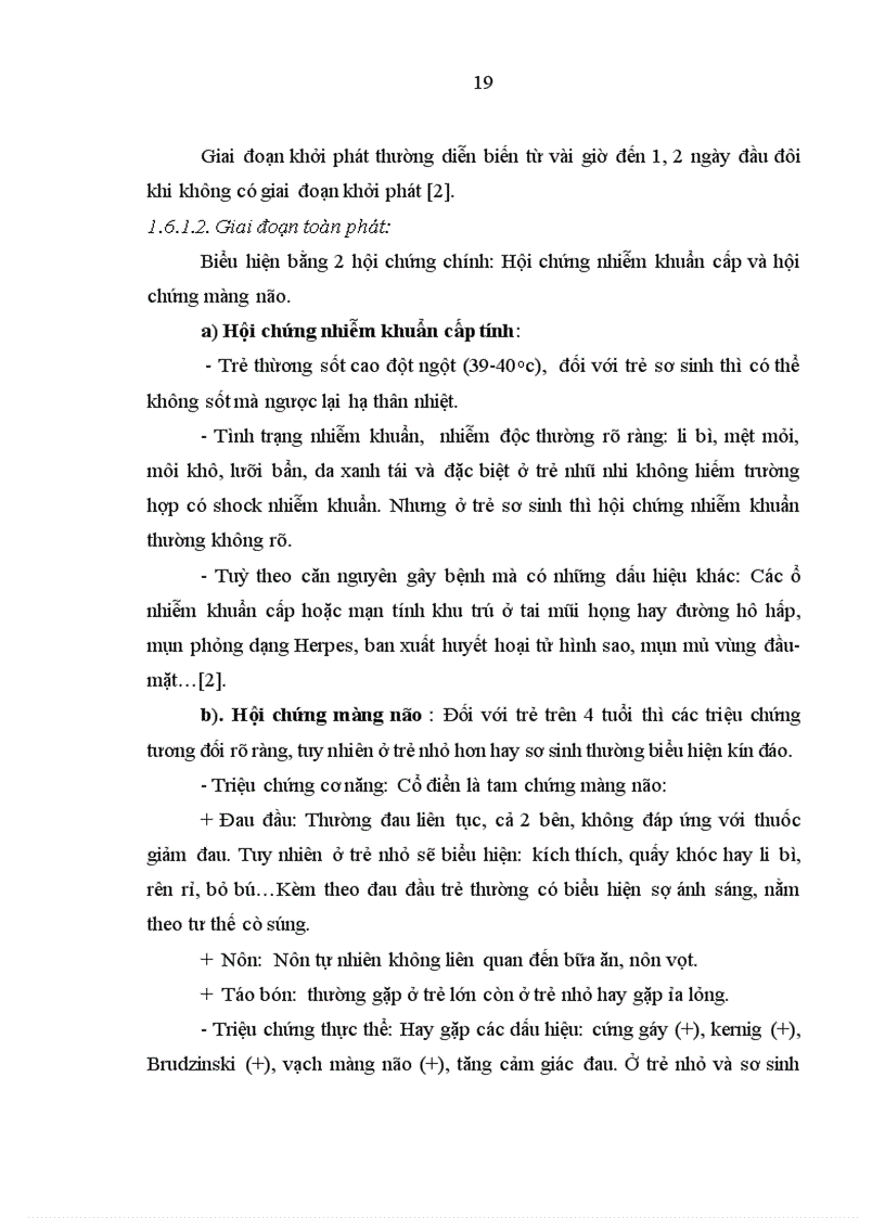 image for page Đánh giá các hình ảnh bất thường của não màng não trên phim CCLVTSN trong bệnh VMNM ở trẻ em