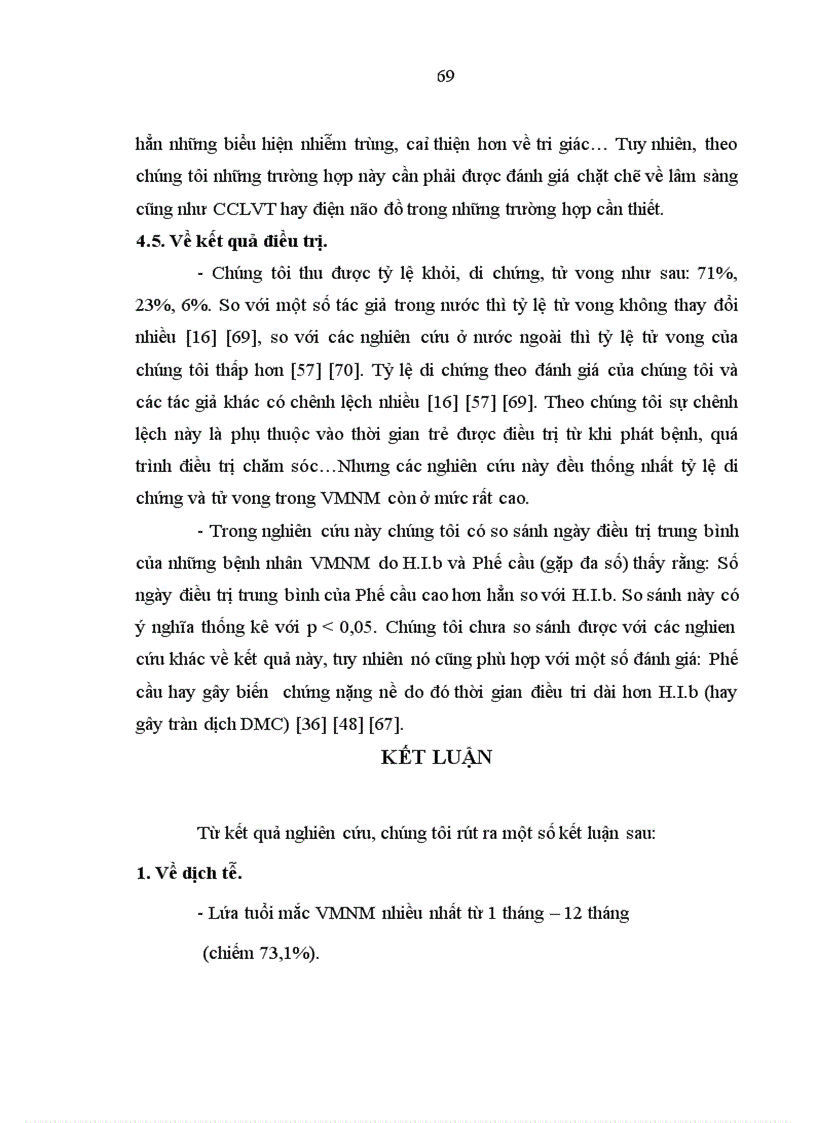 image for page Đánh giá các hình ảnh bất thường của não màng não trên phim CCLVTSN trong bệnh VMNM ở trẻ em