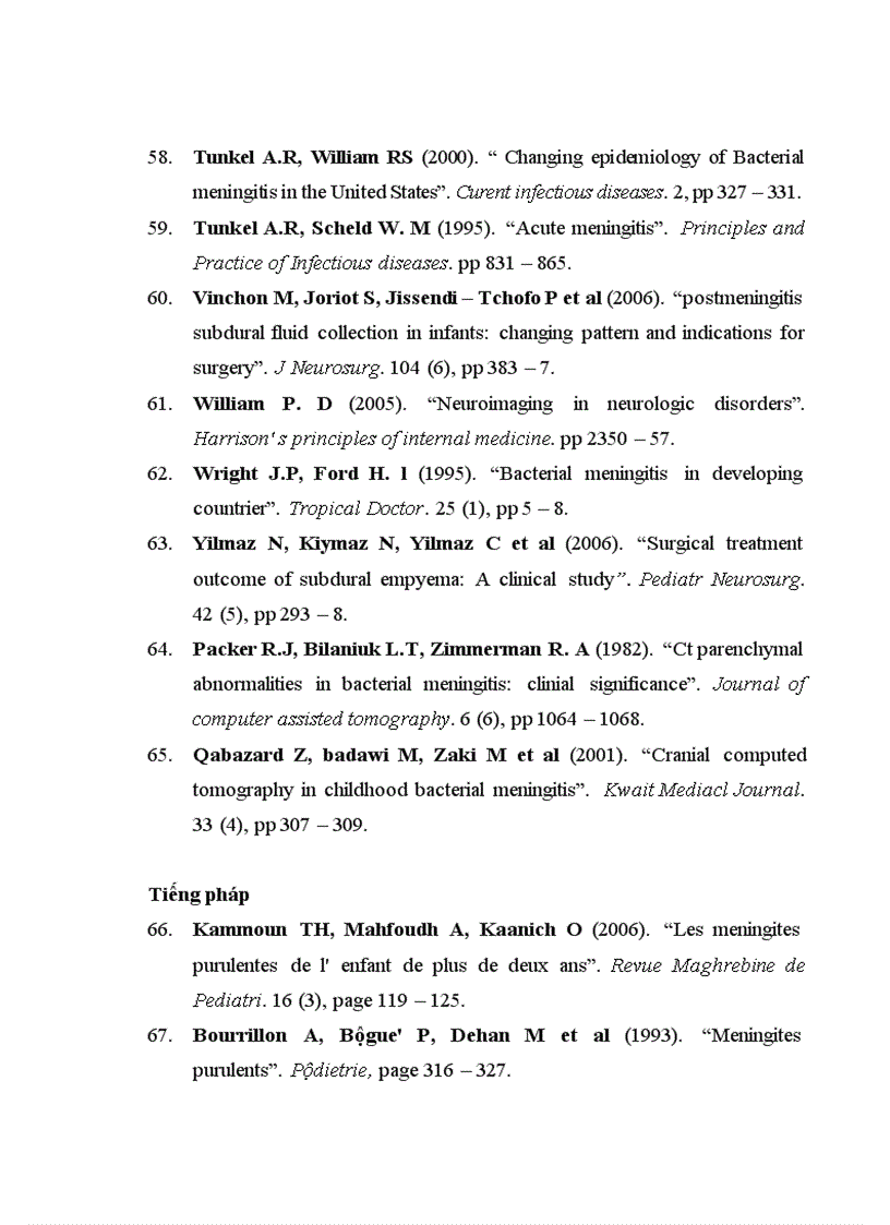 image for page Đánh giá các hình ảnh bất thường của não màng não trên phim CCLVTSN trong bệnh VMNM ở trẻ em