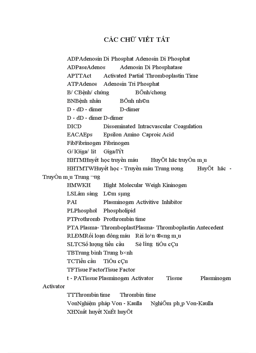 image for page Đánh giá đặc điểm rối loạn đông cầm máu về lâm sàng và xét nghiệm ở các bệnh nhân điều trị tại Viện Huyết học Truyền máu Trung ương từ tháng 8 2007 đến tháng 7 2008 1
