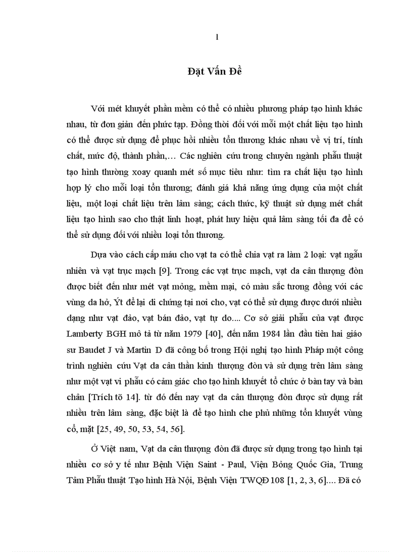image for page Nghiên cứu đặc điểm giải phẫu và ứng dụng vạt da cân thượng đòn trong phẫu thuật tạo hình 1