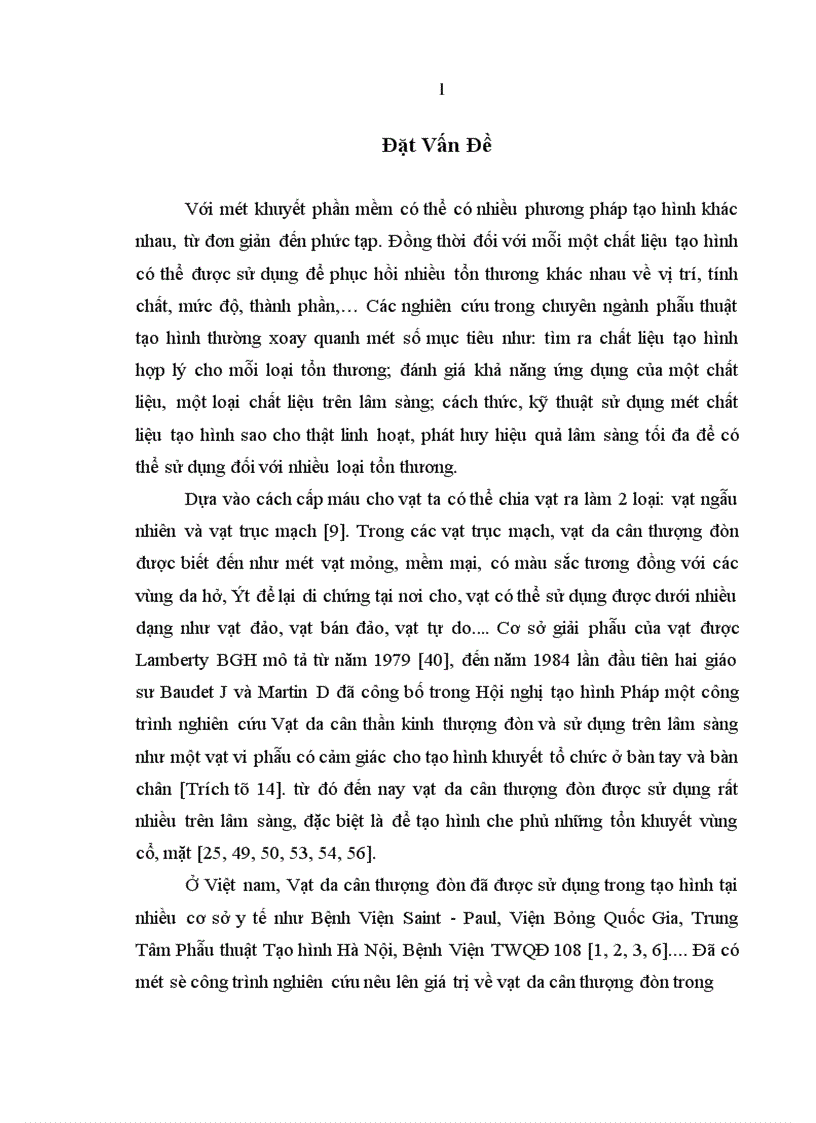 image for page Nghiên cứu đặc điểm giải phẫu và ứng dụng vạt da cân thượng đòn trong phẫu thuật tạo hình 1