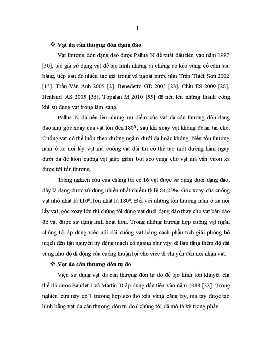 image for page Nghiên cứu đặc điểm giải phẫu và ứng dụng vạt da cân thượng đòn trong phẫu thuật tạo hình 1