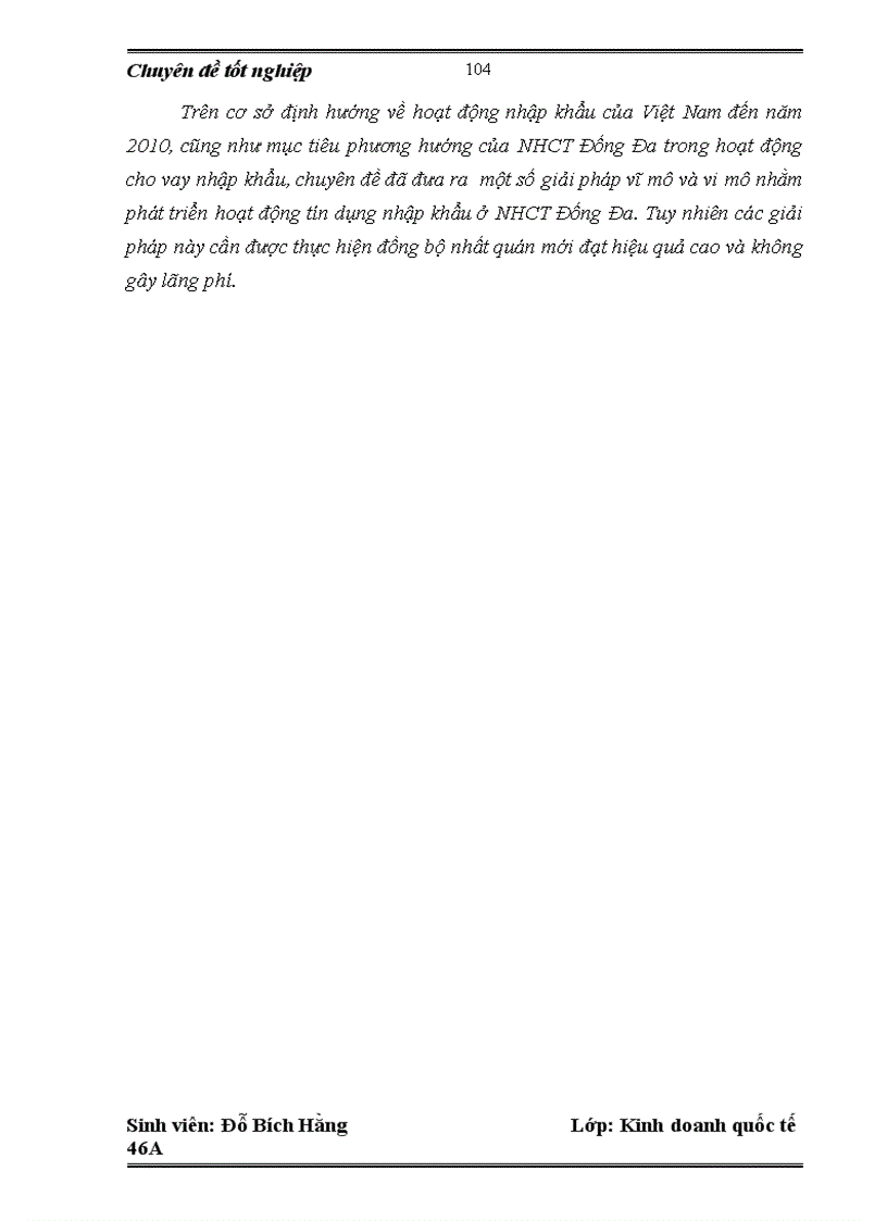 image for page Hoạt động tín dụng tài trợ nhập khẩu tại Ngân hàng Công thương Đống Đa Thực trạng và giải pháp