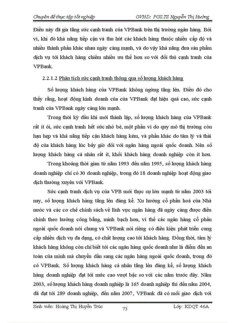 image for page Nâng cao sức cạnh tranh dịch vụ ngân hàng của VPBank trên thị trường Việt Nam trong điều kiện VN là thành viên chính thức của WTO