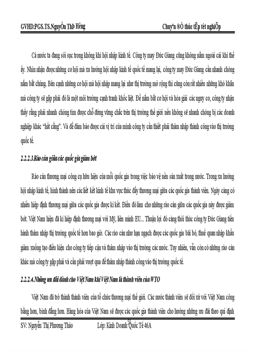 image for page Thâm nhập thị trường may mặc thế giới của công ty cổ phần may Đức Giang