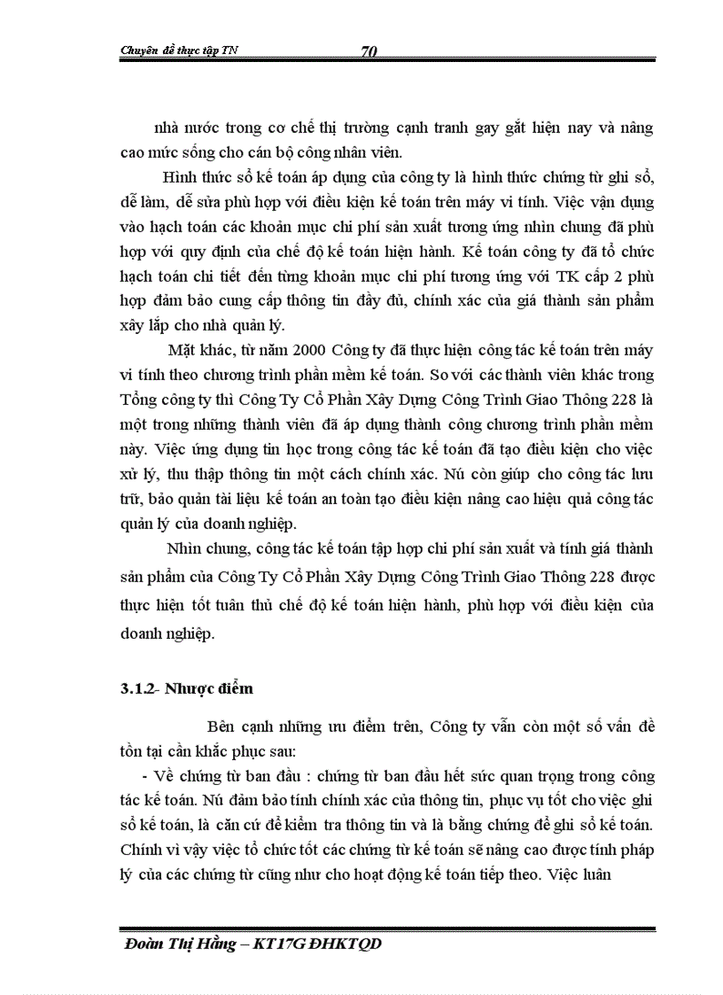 image for page Hoàn thiện kế toán chi phí sản xuất và tính giá thành sản phẩm tại Công Ty Cổ Phần Xây Dựng Công Trình Giao Thông 228
