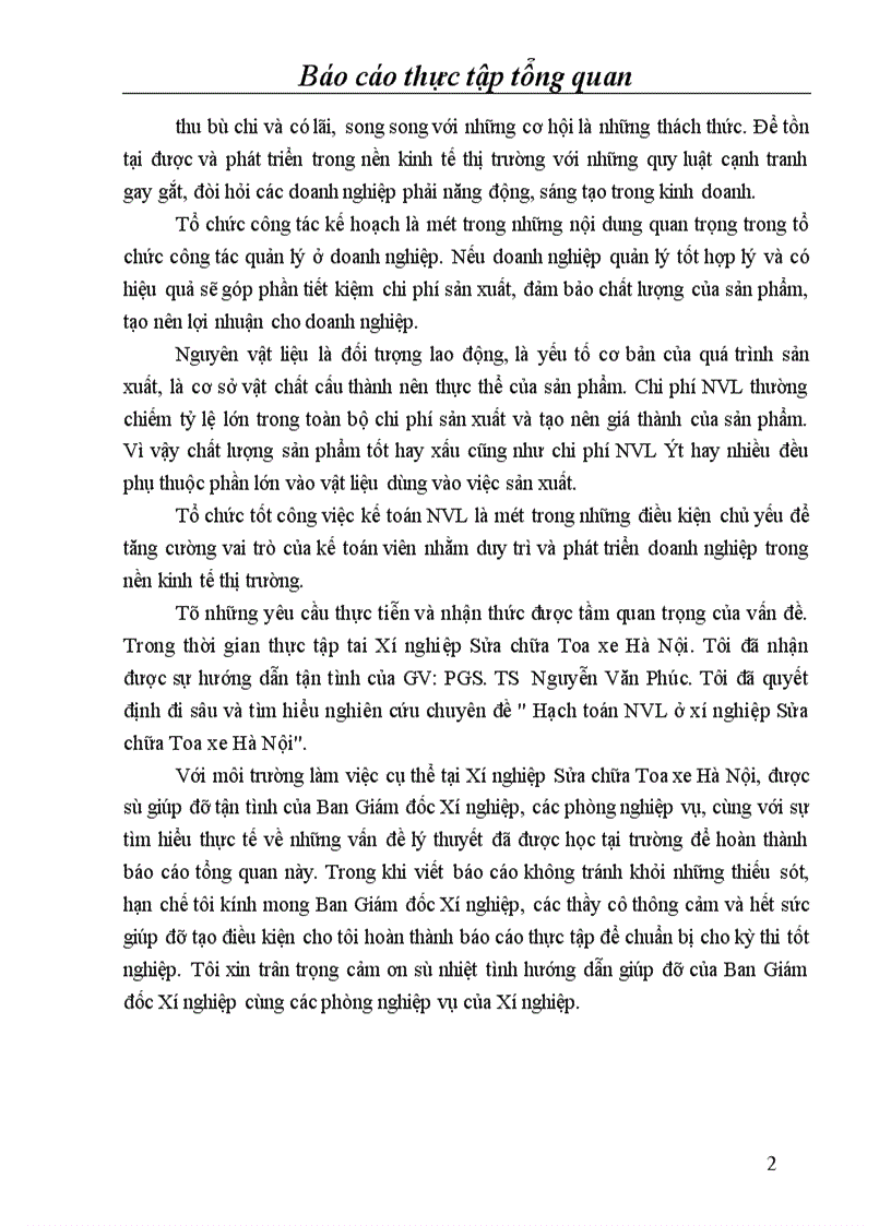 image for page Báo cáo thực tập tại xí nghiệp Sửa chữa Toa xe Hà Nội