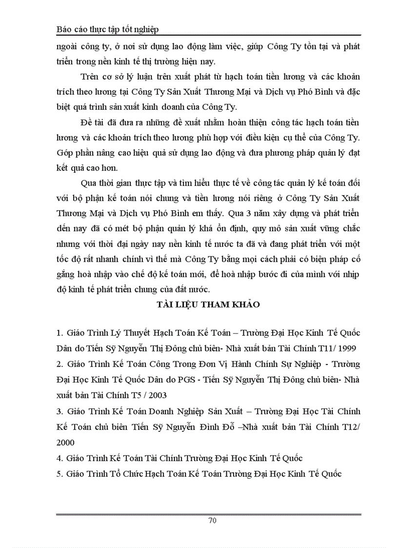 image for page Kế toán tiền lương và các khoản trích theo lương tại Công ty sản xuất Thương Mại và dịch vụ Phú Bình 1