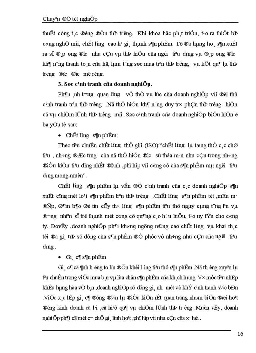 image for page Những biện pháp cơ bản góp phần duy trì và mở rộng thị trường tiêu thụ sản phẩm ở Công ty TNHH TESECO 1