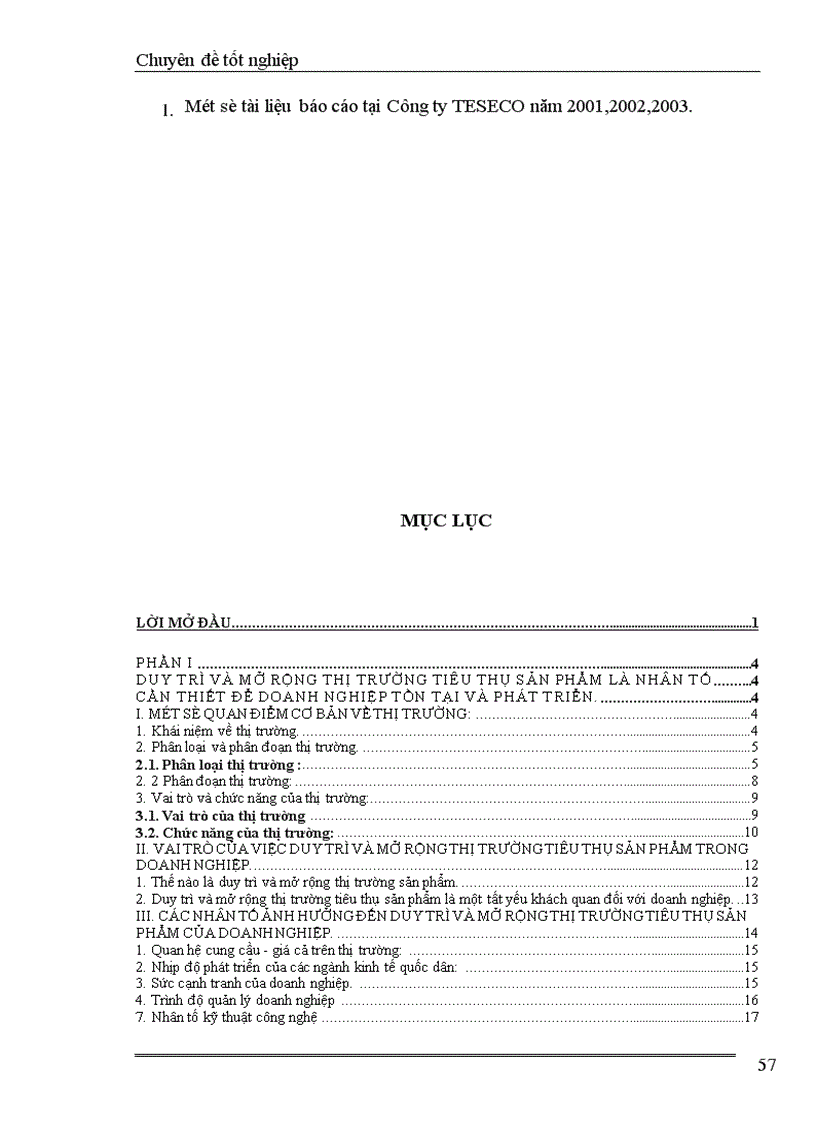 image for page Những biện pháp cơ bản góp phần duy trì và mở rộng thị trường tiêu thụ sản phẩm ở Công ty TNHH TESECO 1
