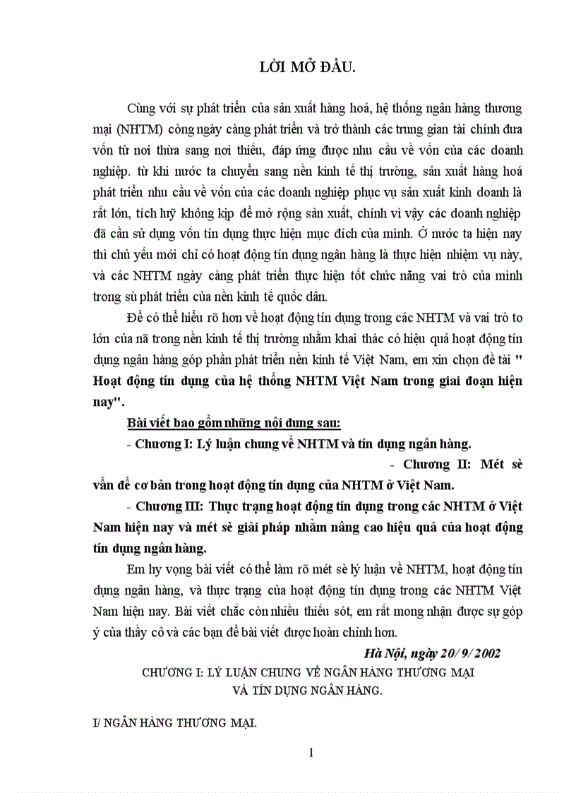 image for page Hoạt động tín dụng của hệ thống NHTM Việt Nam trong giai đoạn hiện nay 1