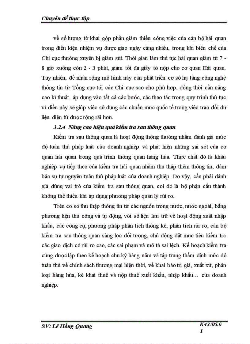 image for page Quản lý rủi ro trong thủ tục hải quan đối với hàng hoá xuất khẩu nhập khẩu thương mại tại Chi cục Hải quan Bắc Hà Nội