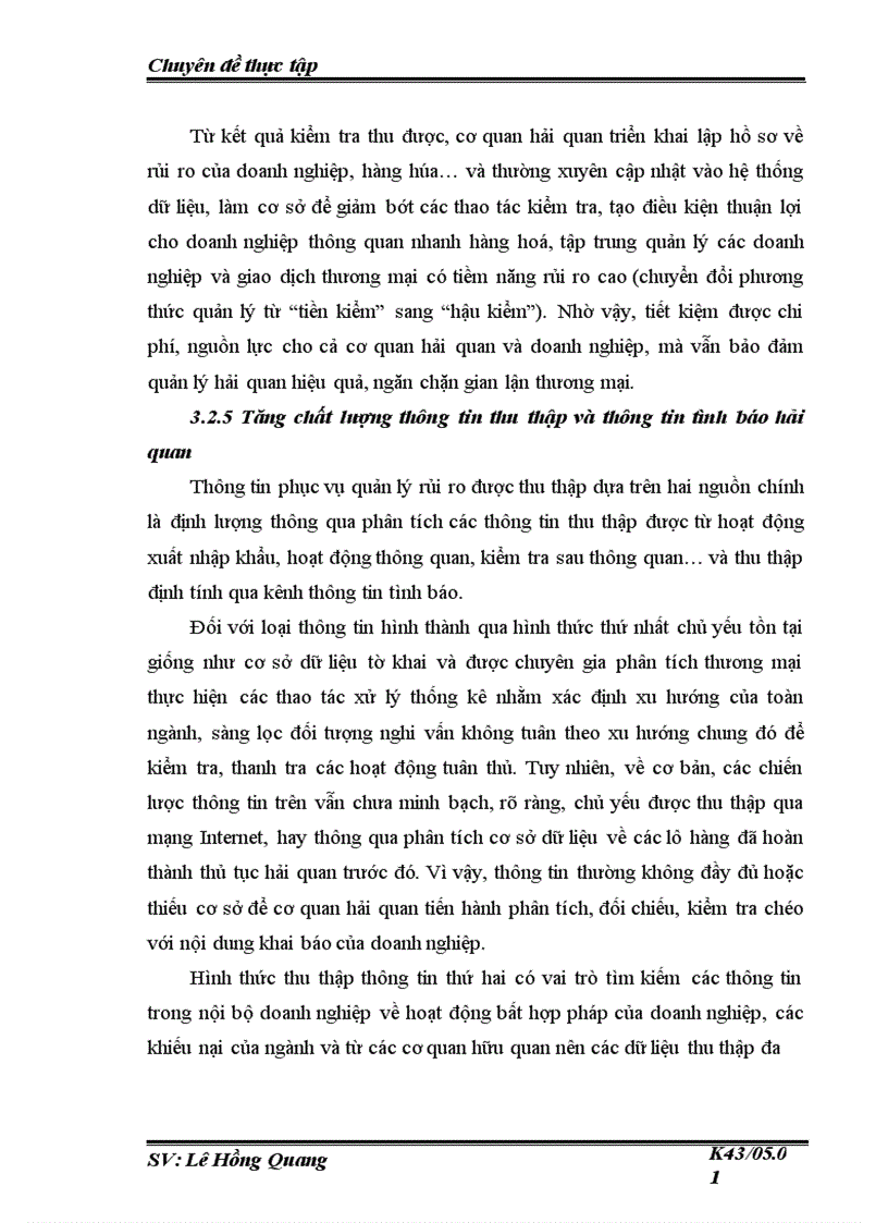 image for page Quản lý rủi ro trong thủ tục hải quan đối với hàng hoá xuất khẩu nhập khẩu thương mại tại Chi cục Hải quan Bắc Hà Nội