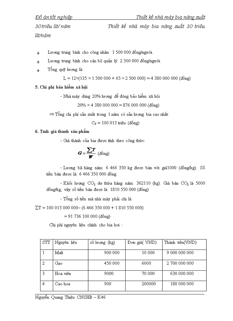 image for page Thiết kế nhà máy bia năng suất 30 triêu lít