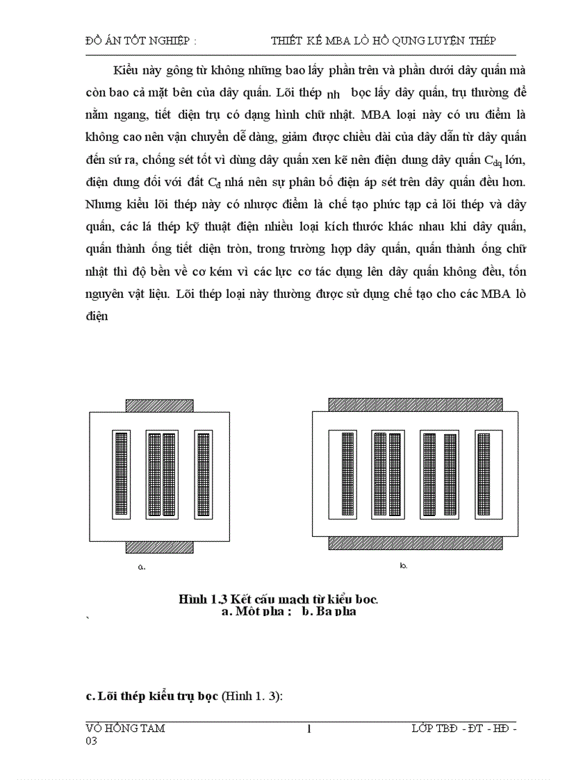 image for page Thiết kế máy biến áp lò hồ quang luyện thép 10500KVA