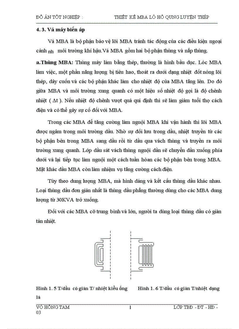 image for page Thiết kế máy biến áp lò hồ quang luyện thép 10500KVA