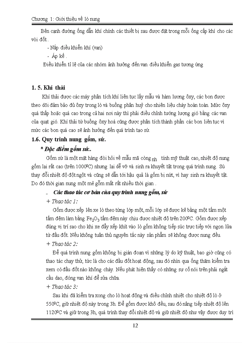 image for page Giới thiệu về lò nung