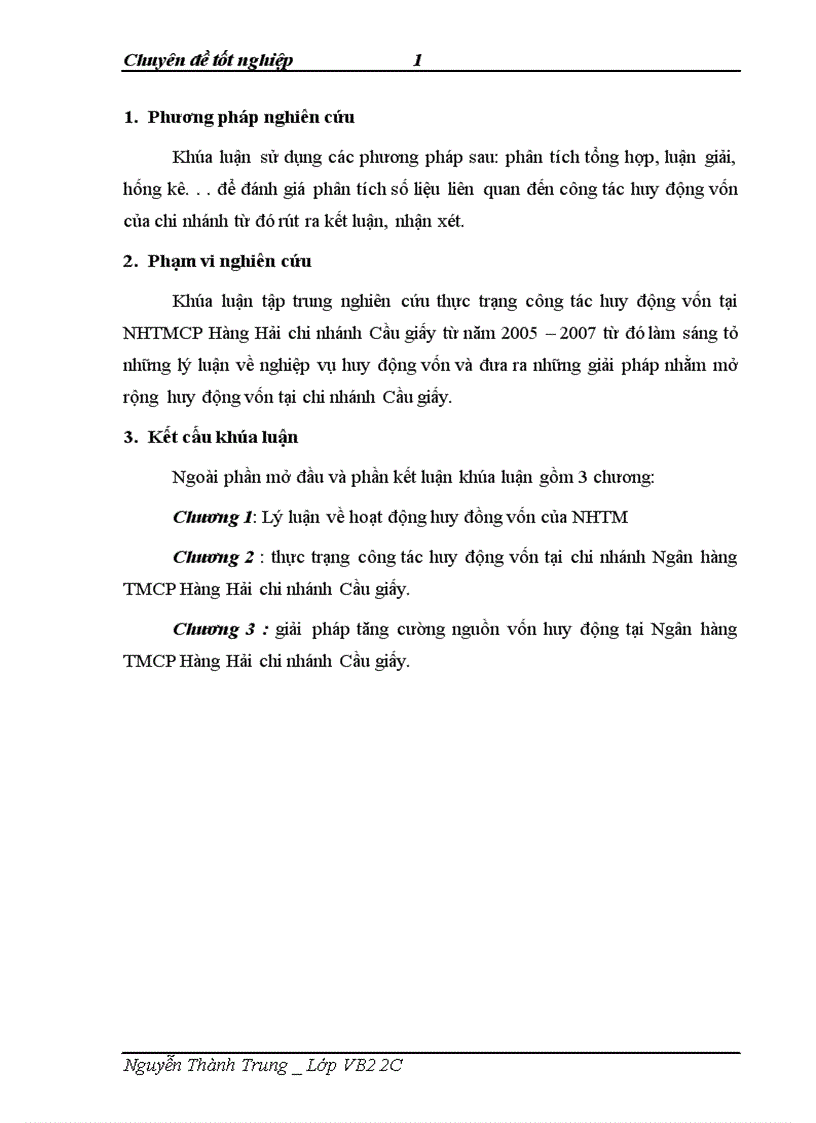 image for page Giải pháp mở rộng huy động vốn tại Ngân hàng TMCP Hàng Hải chi nhánh Cầu giấy 1