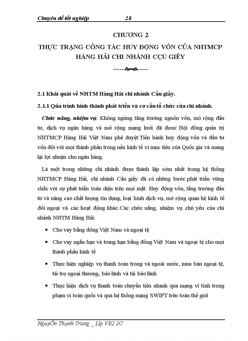 image for page Giải pháp mở rộng huy động vốn tại Ngân hàng TMCP Hàng Hải chi nhánh Cầu giấy 1