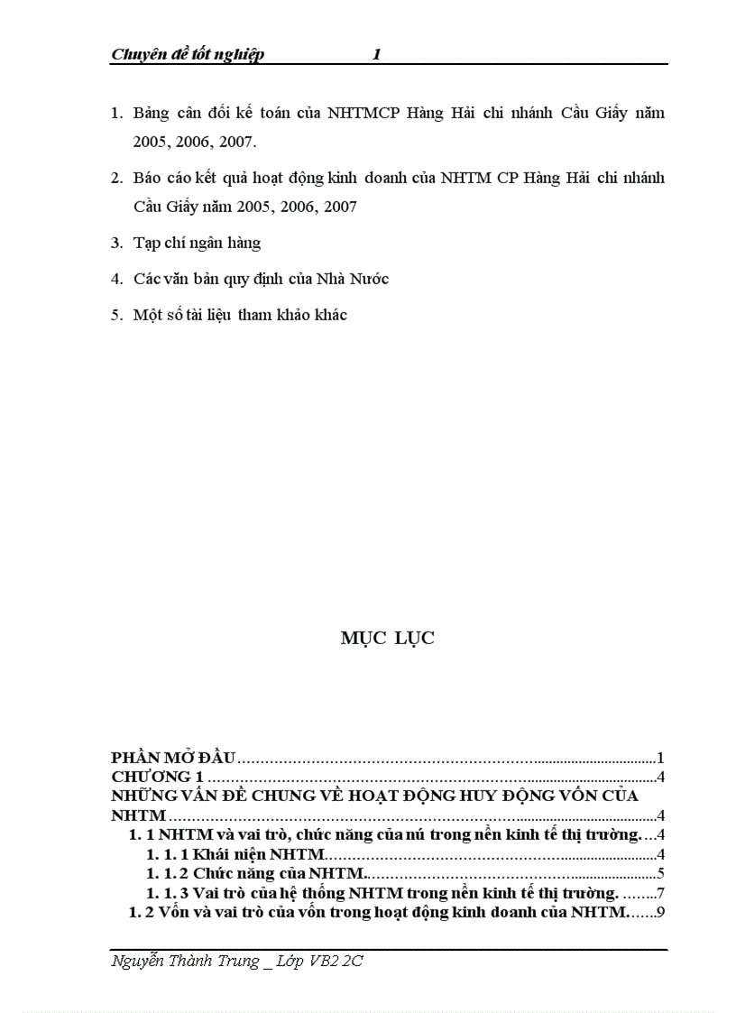 image for page Giải pháp mở rộng huy động vốn tại Ngân hàng TMCP Hàng Hải chi nhánh Cầu giấy 1