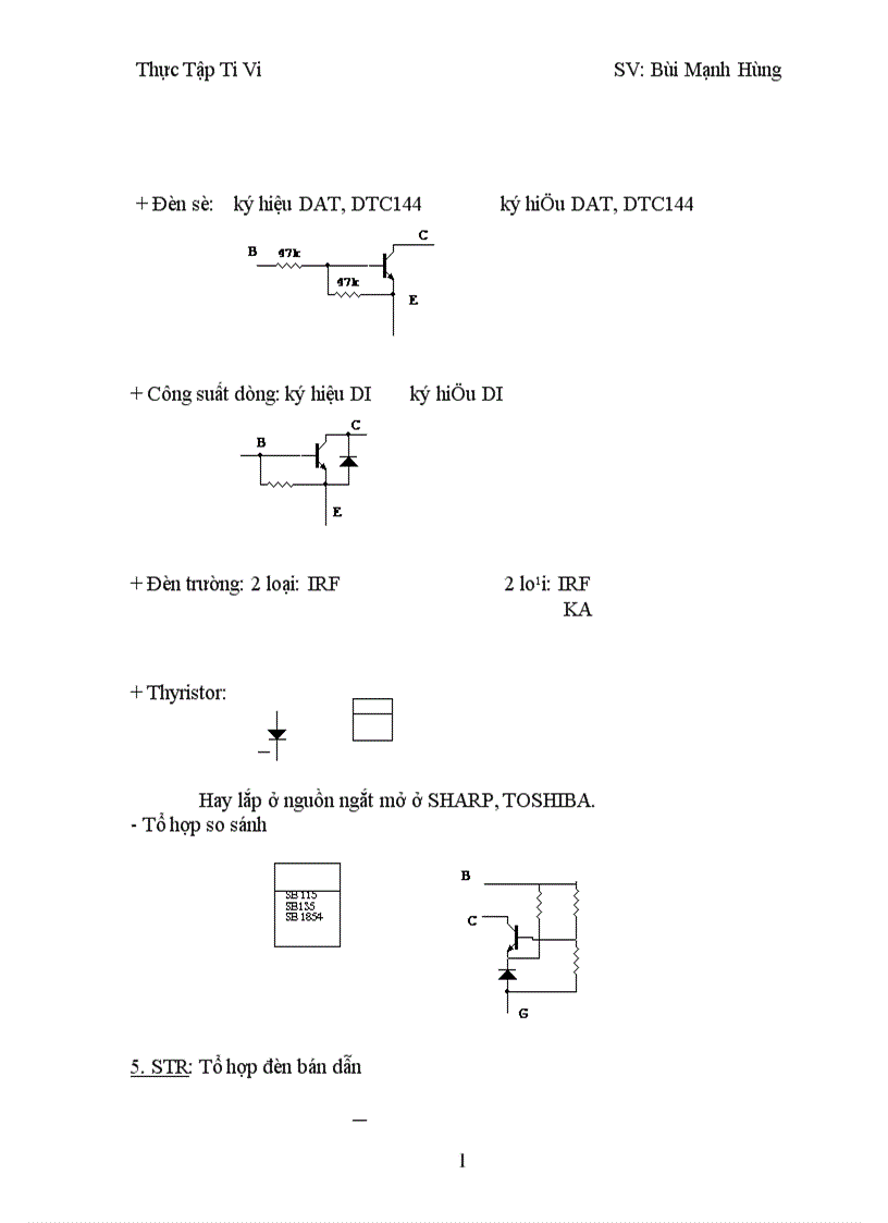 image for page Các linh kiện dùng trong máy màu 1