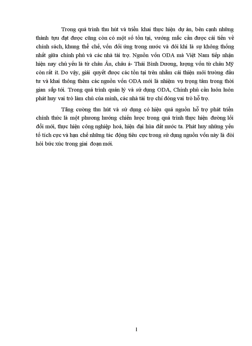 image for page Một số giải pháp nhằm tăng cường công tác quản lý và sử dụng nguồn Hỗ trợ phát triển chính thức ODA ở Việt Nam trong giai đoạn hiện nay