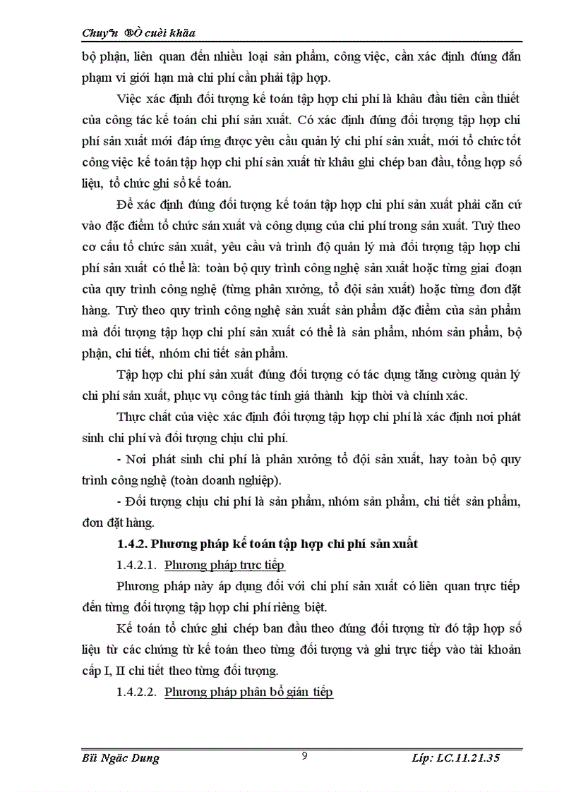 image for page Tổ chức công tác kế toán tập hợp chi phí sản xuất và tính giá thành sản phẩm ở công ty TNHH Cao su Giải Phóng 1
