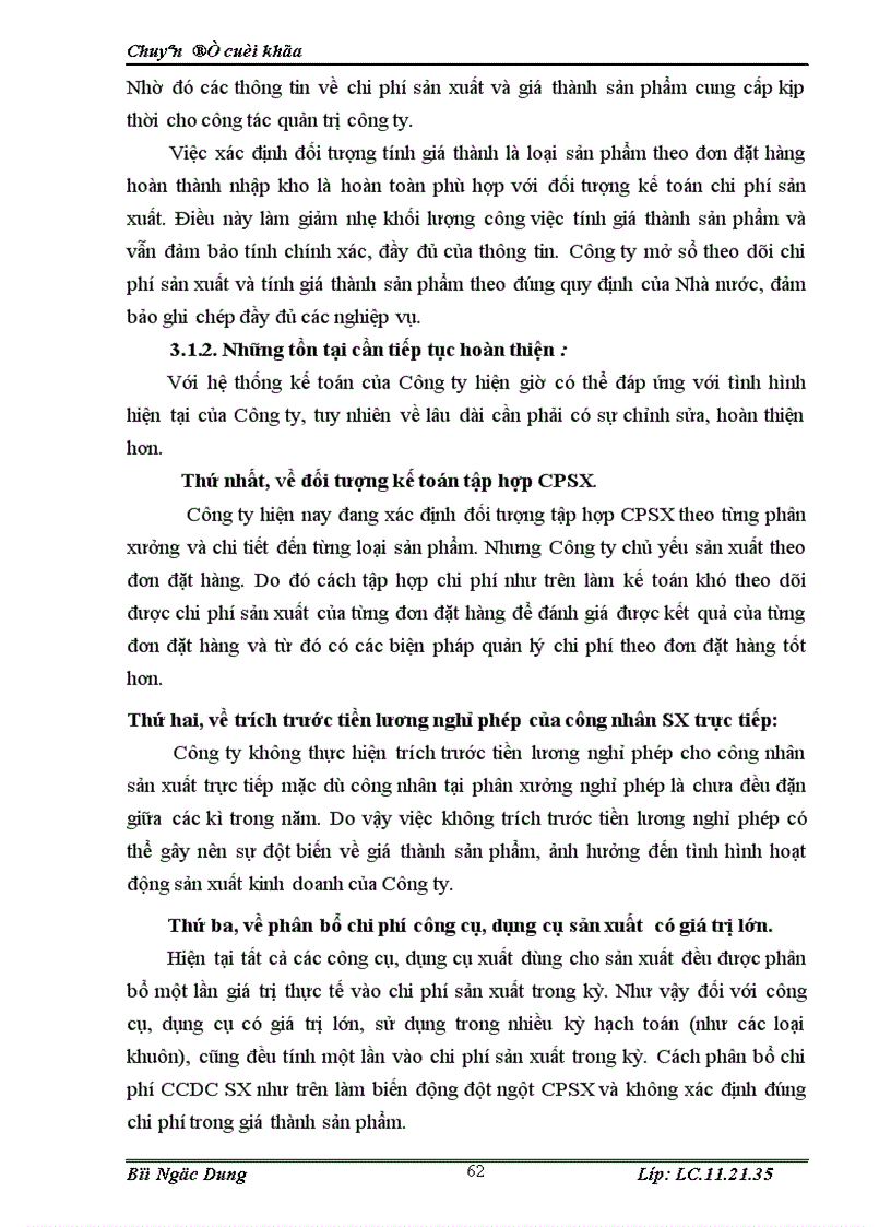 image for page Tổ chức công tác kế toán tập hợp chi phí sản xuất và tính giá thành sản phẩm ở công ty TNHH Cao su Giải Phóng 1