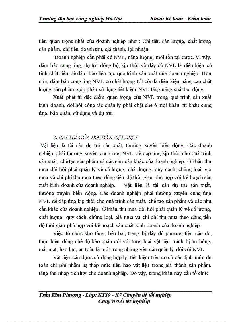 image for page Hoàn thiện công tác kế toán nguyên vật liệu tại Công ty TNHH một thành viên TTTHĐS Bắc Giang