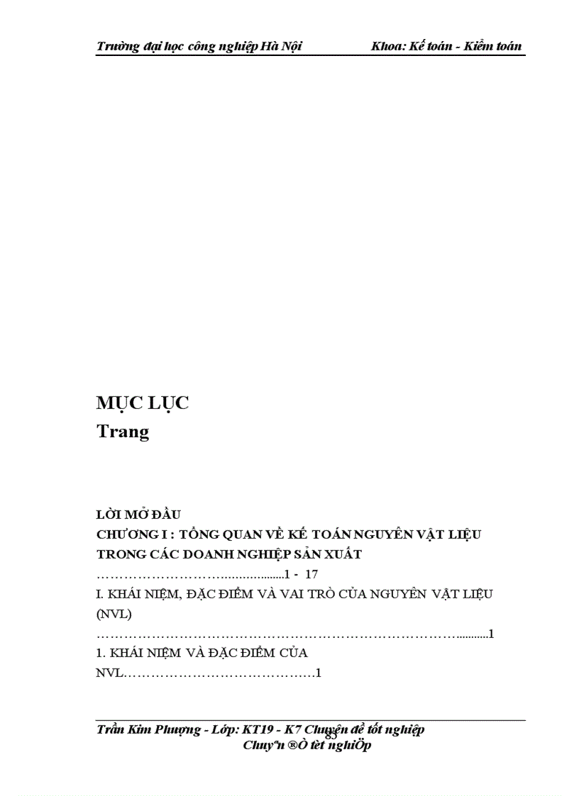 image for page Hoàn thiện công tác kế toán nguyên vật liệu tại Công ty TNHH một thành viên TTTHĐS Bắc Giang