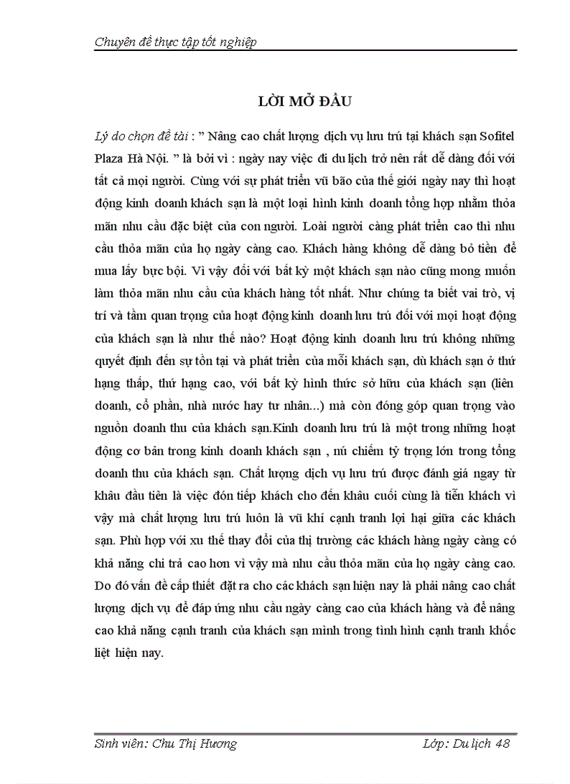 image for page Nâng cao chất lượng dịch vụ lưu trú tại khách sạn Sofitel Plaza Hà Nội