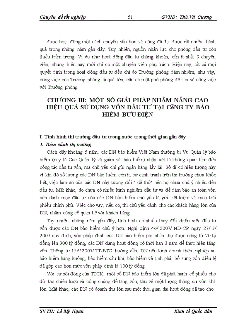 image for page Nâng cao hiệu quả sử dụng vốn đầu tư tại Công ty cổ phần Bảo hiểm Bưu Điện