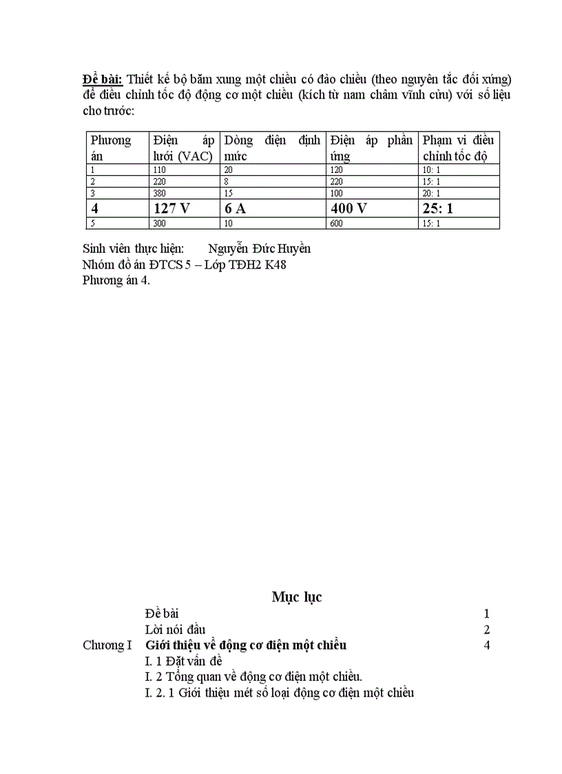 image for page Thiết kế bộ băm xung một chiều có đảo chiều theo nguyên tắc đối xứng để điều chỉnh tốc độ động cơ một chiều kích từ nam châm vĩnh cửu 1