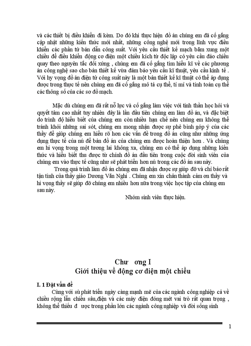 image for page Thiết kế bộ băm xung một chiều có đảo chiều theo nguyên tắc đối xứng để điều chỉnh tốc độ động cơ một chiều kích từ nam châm vĩnh cửu 1