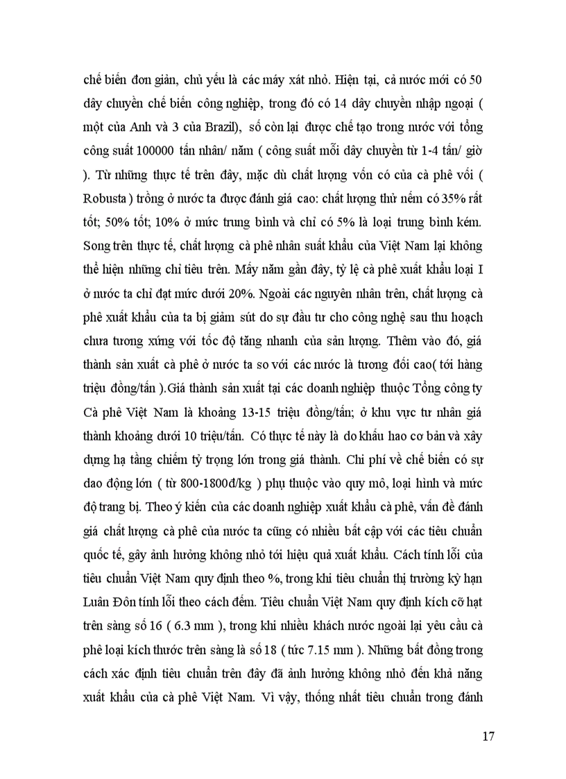 image for page Giải pháp để nâng cao khả năng cạnh tranh của ngành cà phê Việt Nam 1