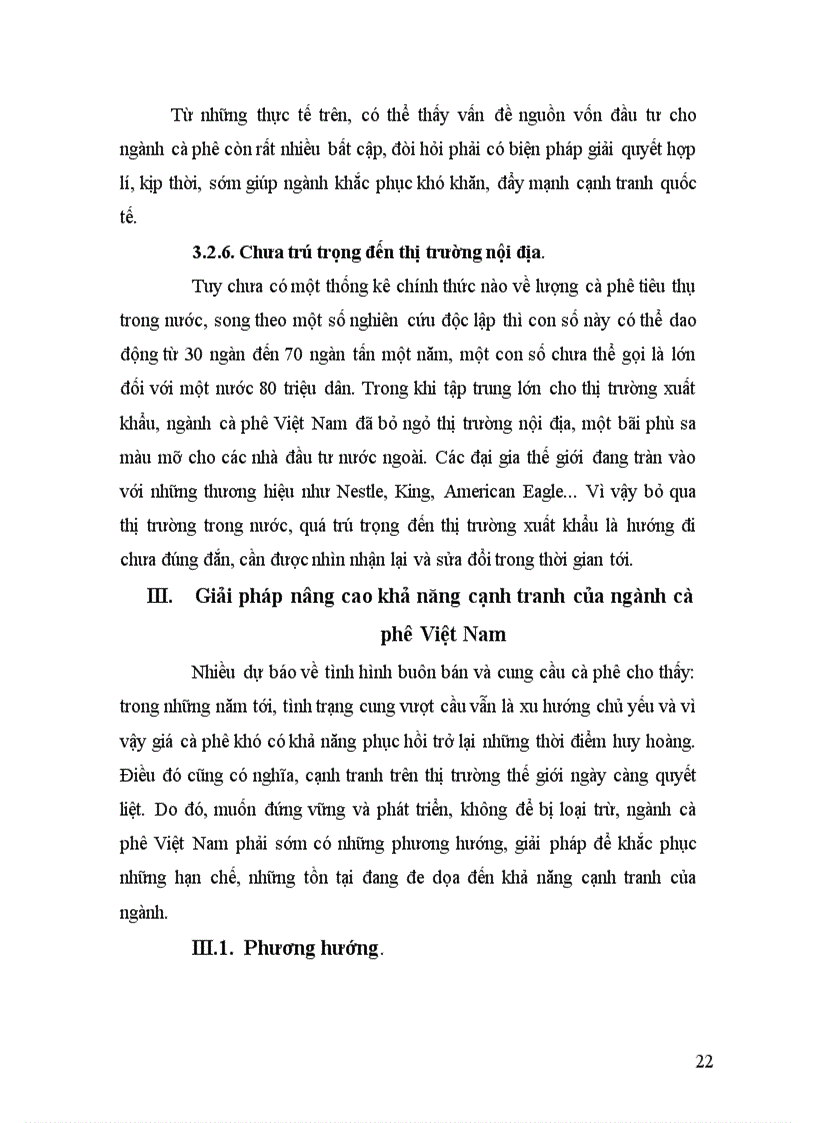 image for page Giải pháp để nâng cao khả năng cạnh tranh của ngành cà phê Việt Nam 1