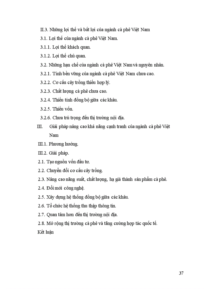 image for page Giải pháp để nâng cao khả năng cạnh tranh của ngành cà phê Việt Nam 1