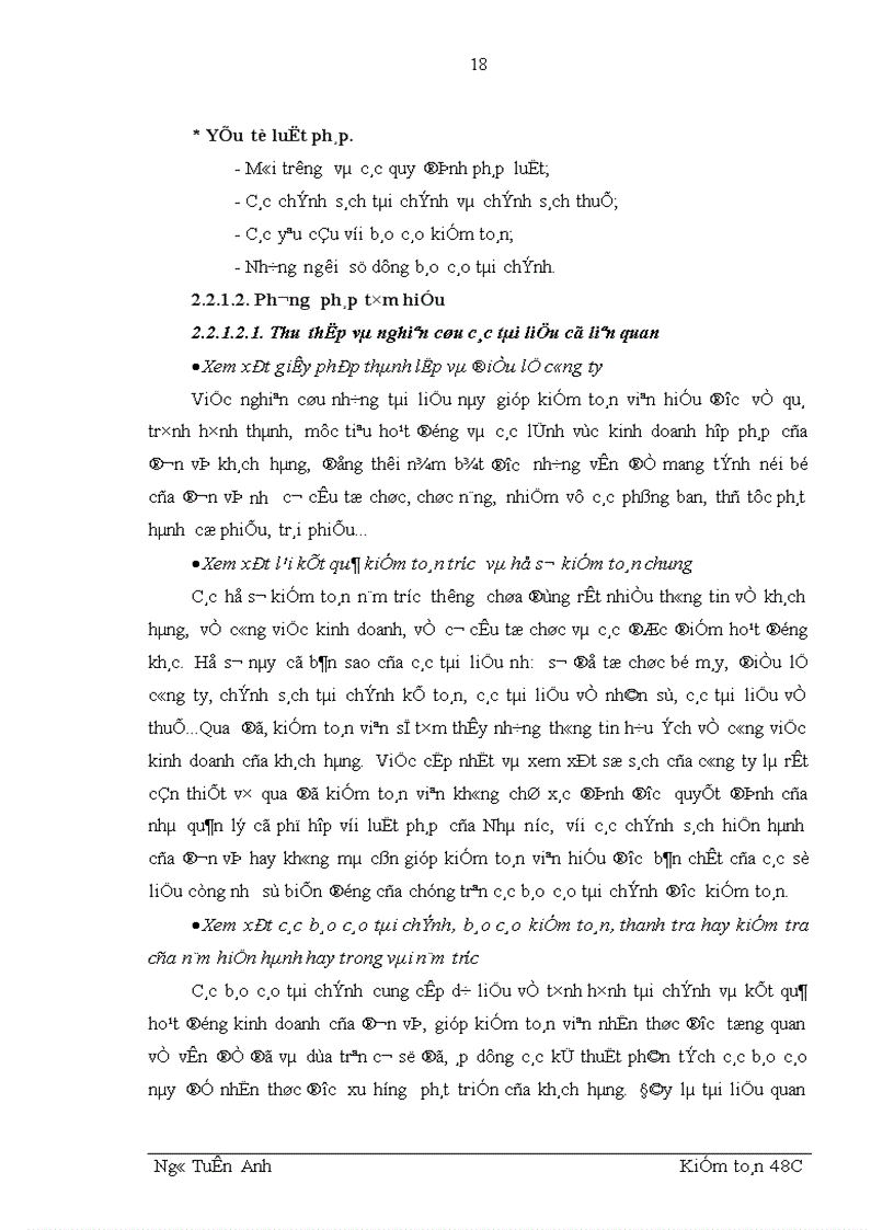 image for page Vấn đề tìm hiểu khách hàng trong giai đoạn lập kế hoạch kiểm toán tài chính theo chuẩn mực kiểm toán Việt Nam 1
