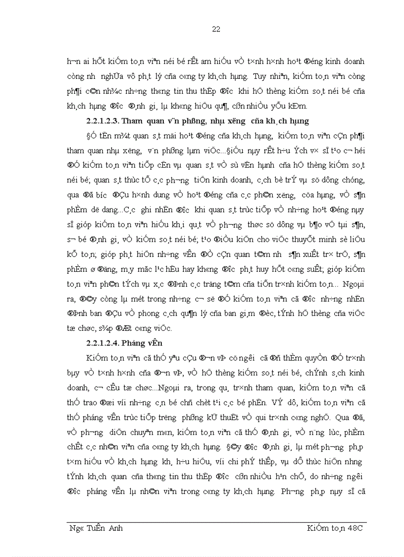 image for page Vấn đề tìm hiểu khách hàng trong giai đoạn lập kế hoạch kiểm toán tài chính theo chuẩn mực kiểm toán Việt Nam 1