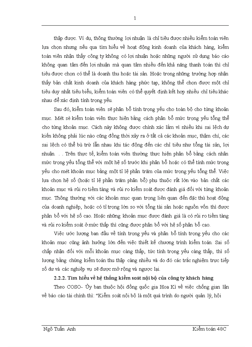 image for page Vấn đề tìm hiểu khách hàng trong giai đoạn lập kế hoạch kiểm toán tài chính theo chuẩn mực kiểm toán Việt Nam 1