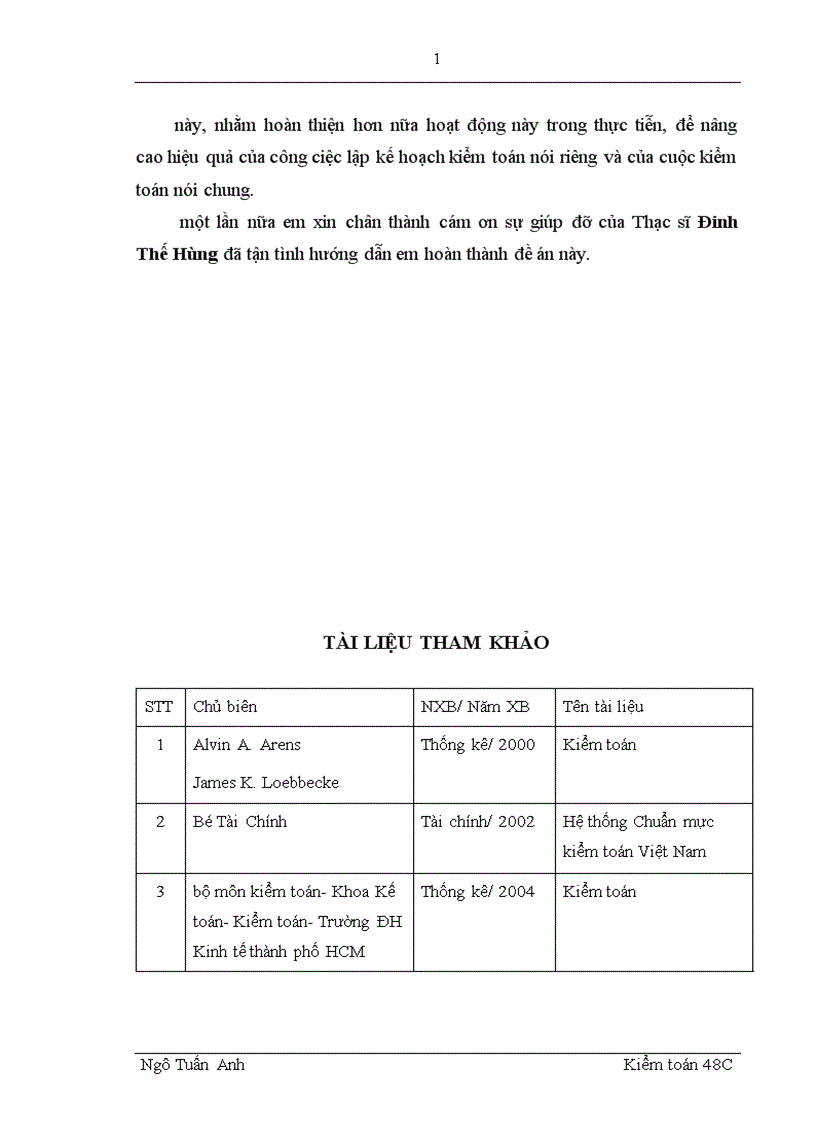 image for page Vấn đề tìm hiểu khách hàng trong giai đoạn lập kế hoạch kiểm toán tài chính theo chuẩn mực kiểm toán Việt Nam 1
