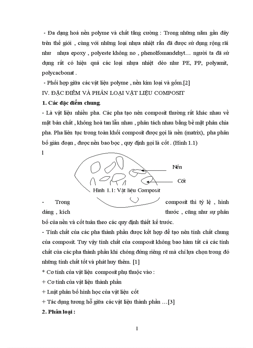 image for page Tổng quan về vật liệu composit