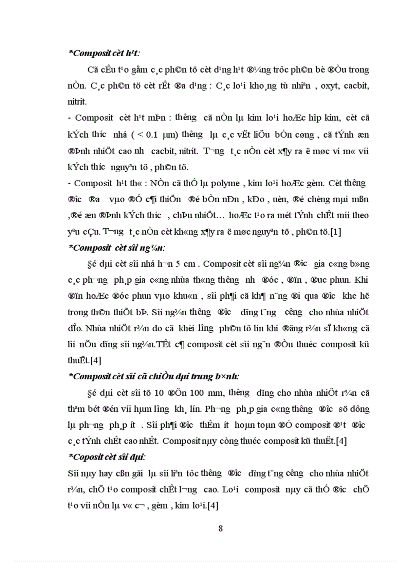 image for page Tổng quan về vật liệu composit