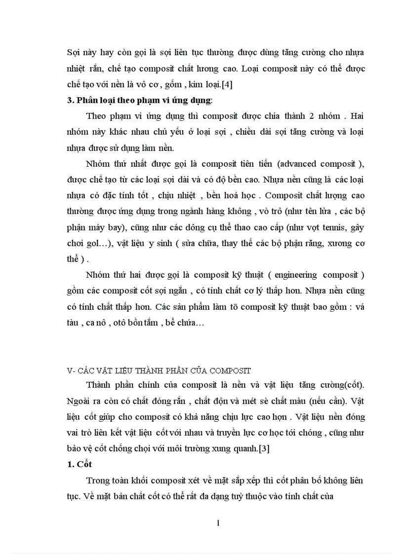 image for page Tổng quan về vật liệu composit