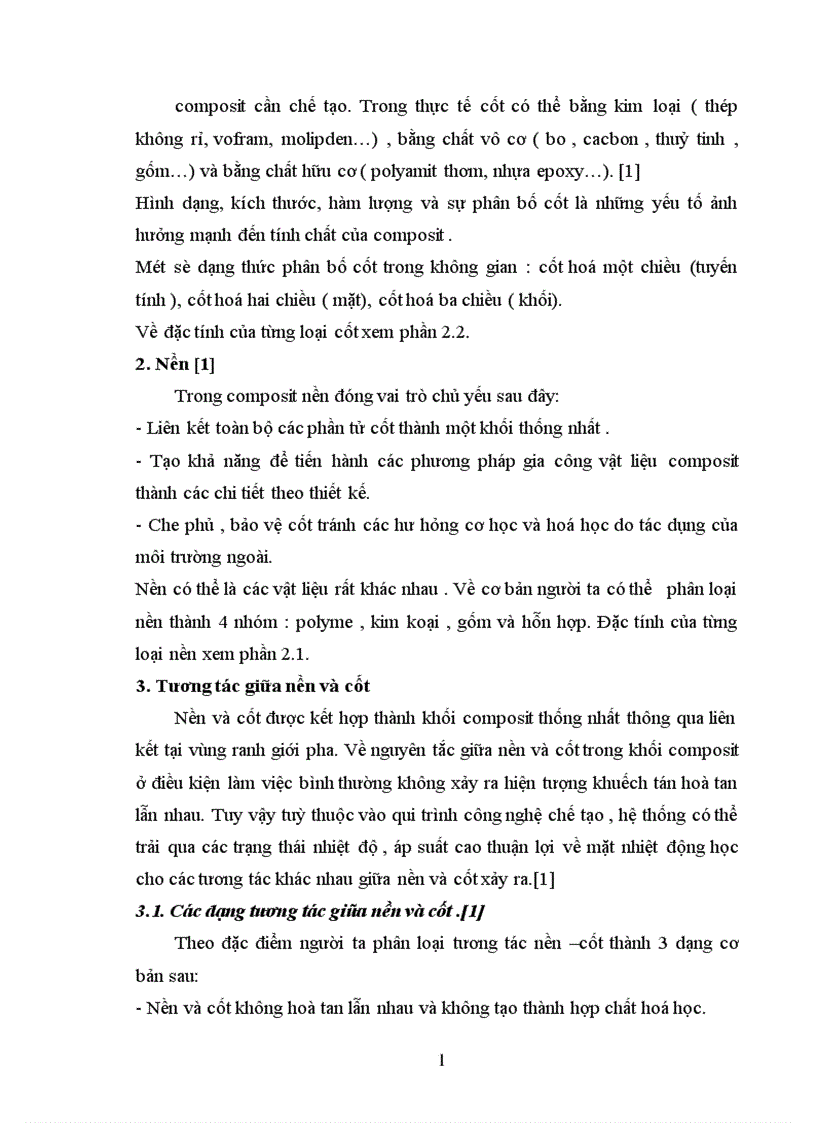 image for page Tổng quan về vật liệu composit